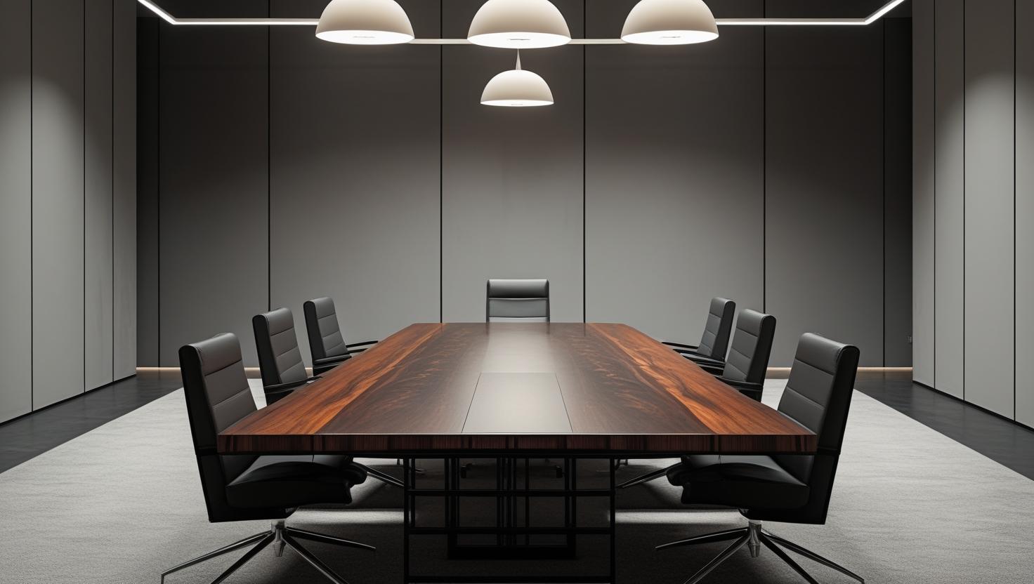 Iron conference tables with elegant craftsmanship, ideal for modern and classic interiors.