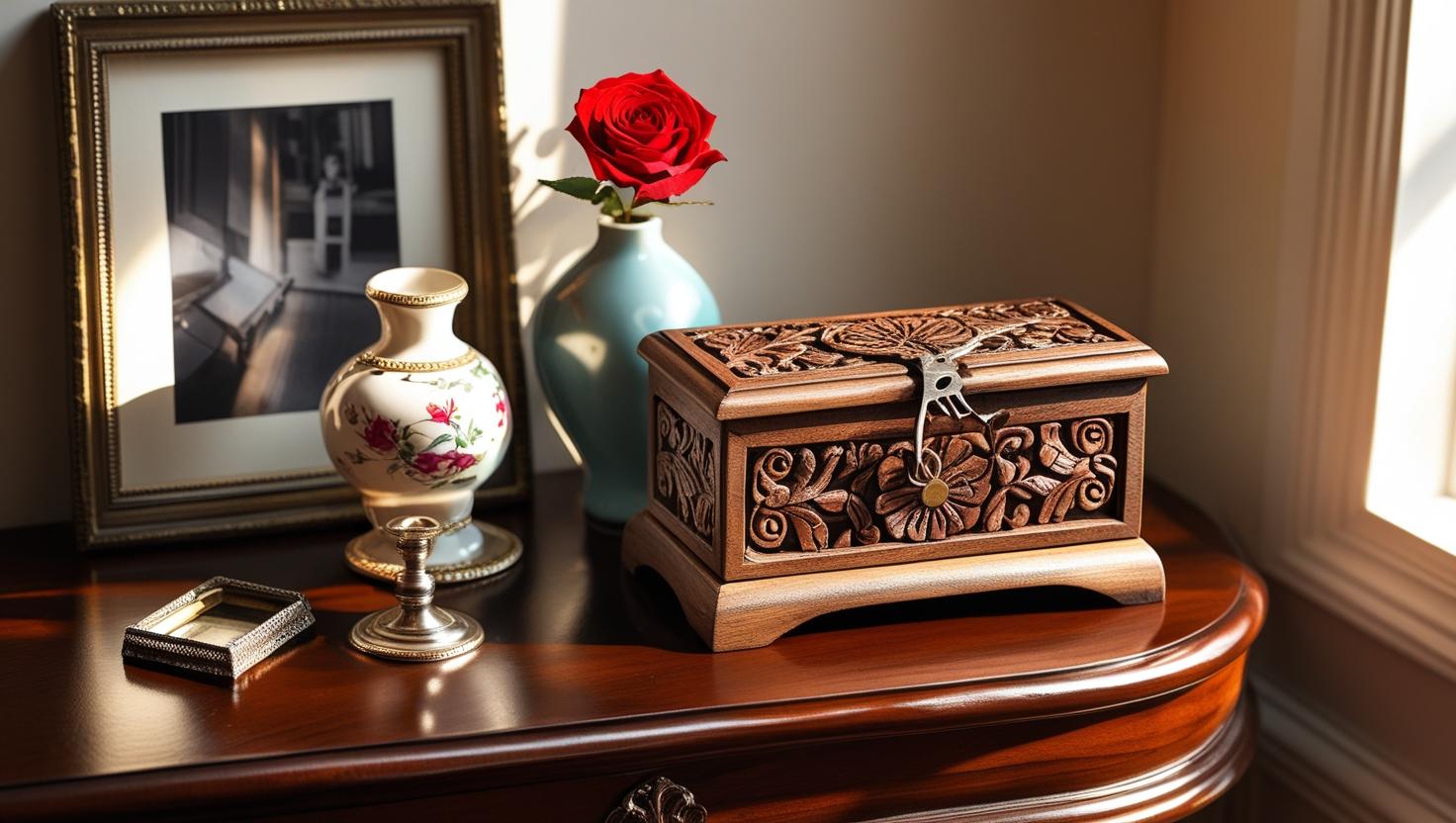 Wooden small utility decor with elegant craftsmanship, ideal for modern and classic interiors.